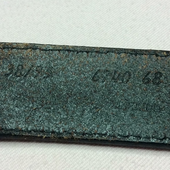 FINAL SALE PRICE Mexican Brown Leather Belt Size 38 - Picture 3 of 3